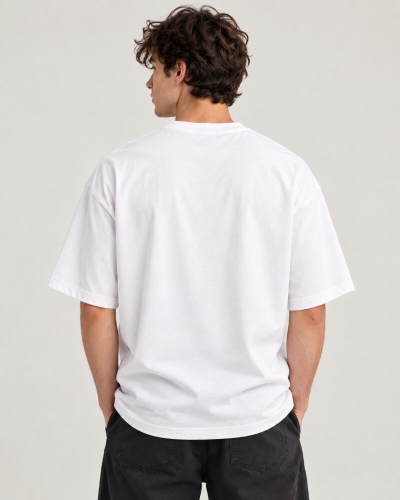 Packman White Oversized T-Shirt - Haubett India product image