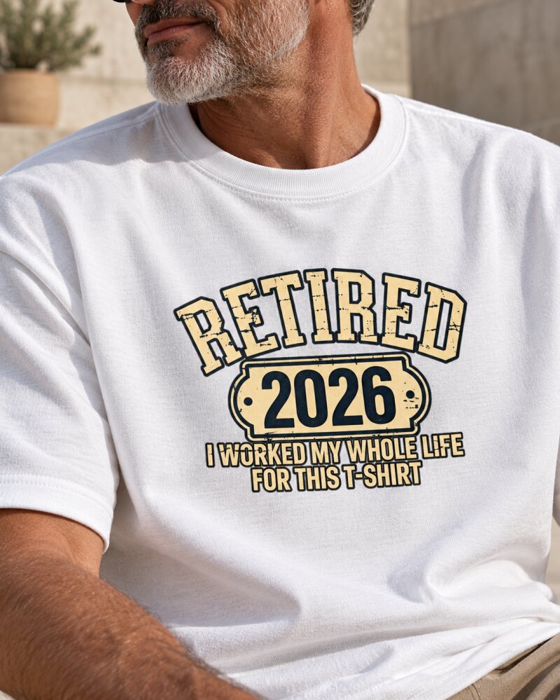 Retired White Oversized T-Shirt - Haubett India product image