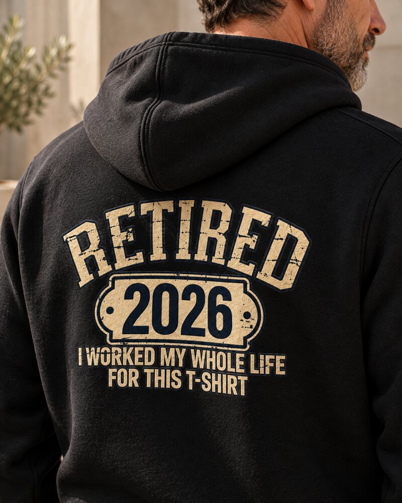 Retired Black Zipper Hoodie - Haubett India product image