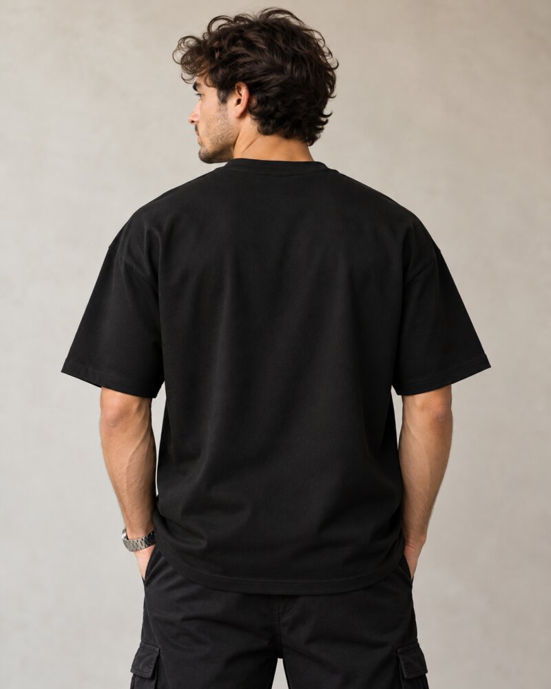 Fix Shit Black Oversized T-Shirt - Haubett India product image