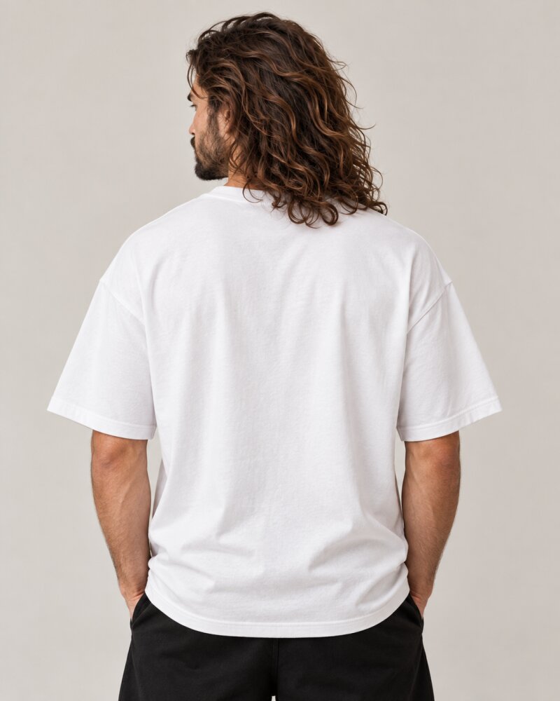 Thats Not What I Said White Oversized T-Shirt - Haubett India product image