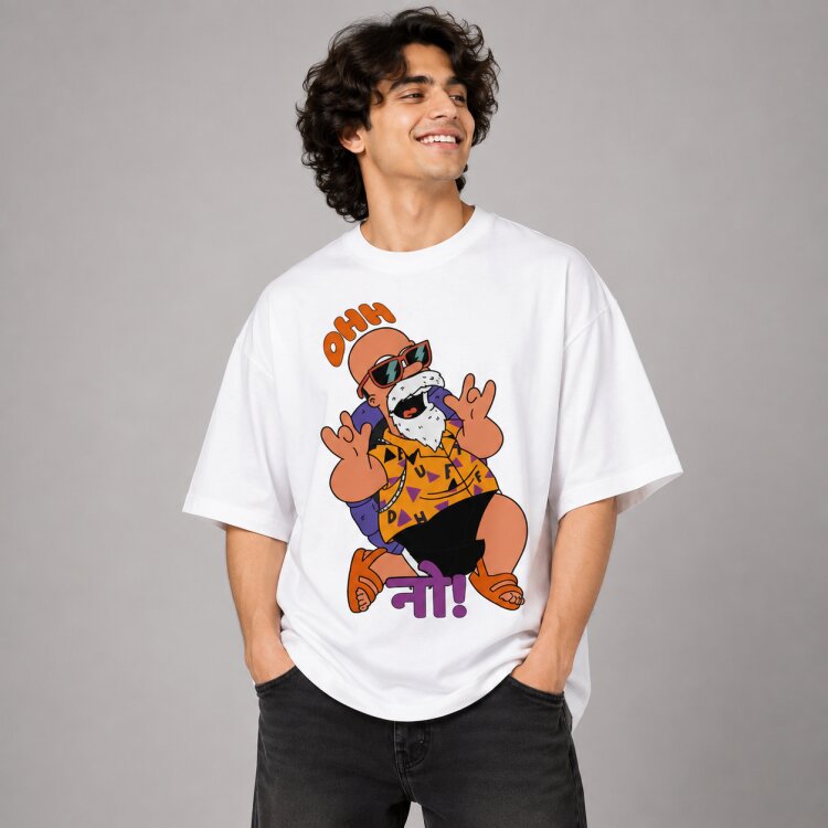 Funky Old Master Oversized Graphic T-Shirt – alternate view 6