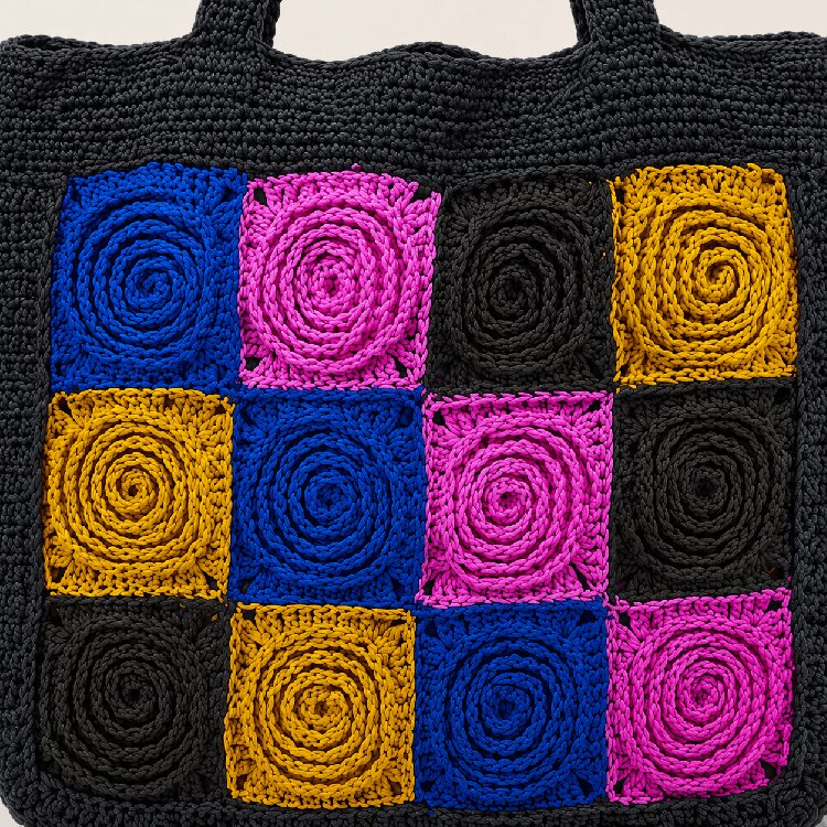 Handmade Crochet Tote Bag – alternate view 4