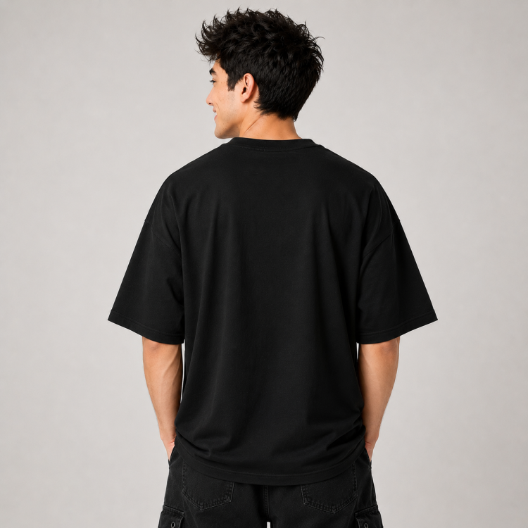 Shinchan Oversized Graphic T-Shirt – Unisex – alternate view 6