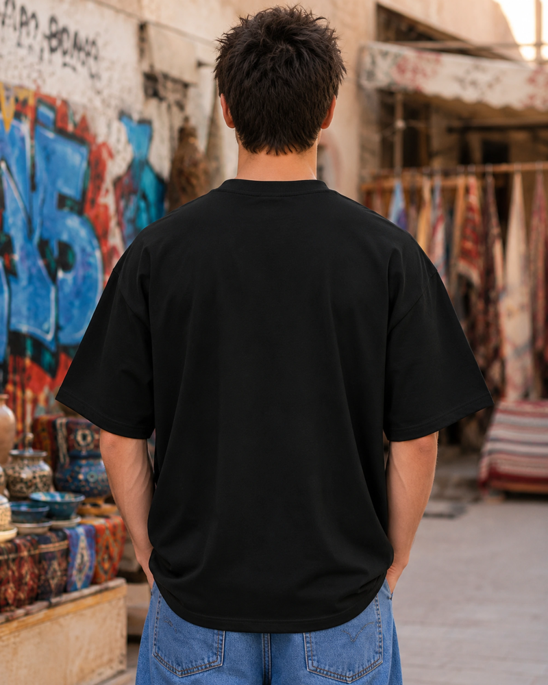 Born to Chill Oversized Graphic T-Shirt – Unisex – alternate view 4