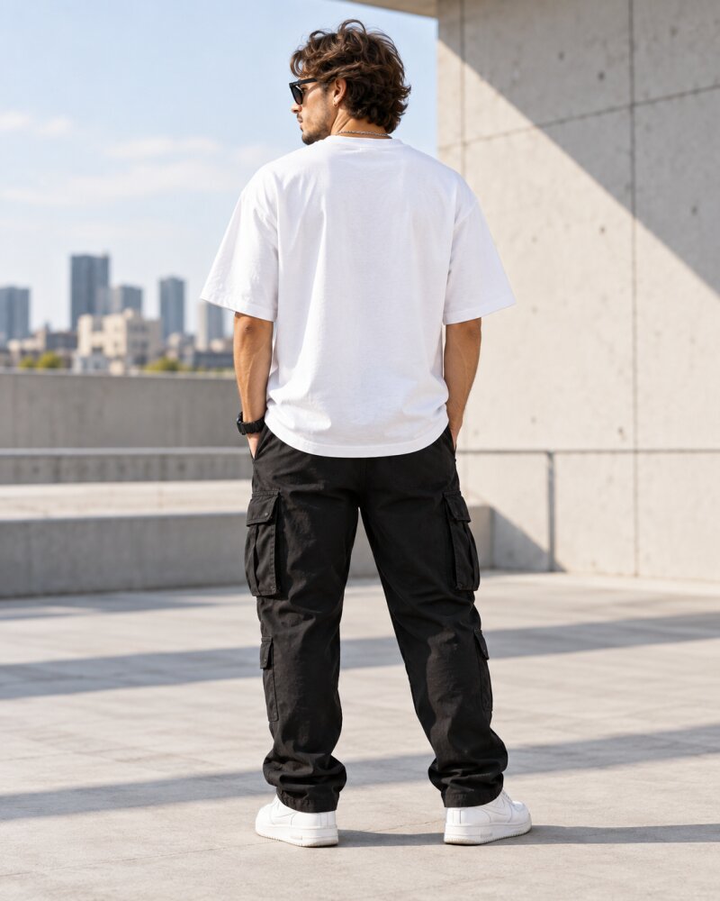 Make It Loud White Oversized T-Shirt - Haubett India product image